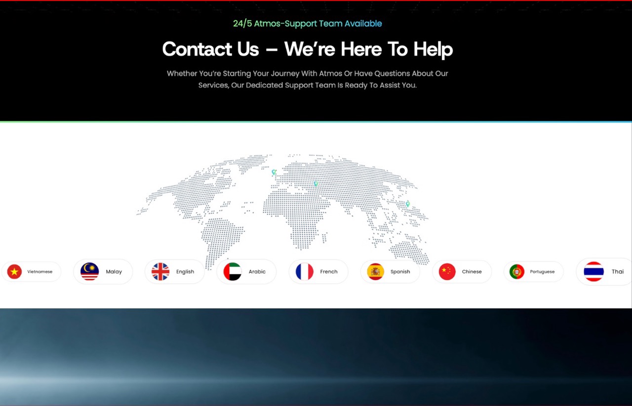 Atmos Funded global support