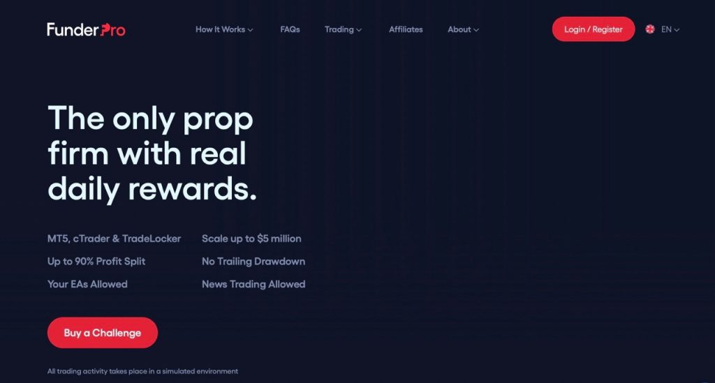 FunderPro - FundingPips alternative