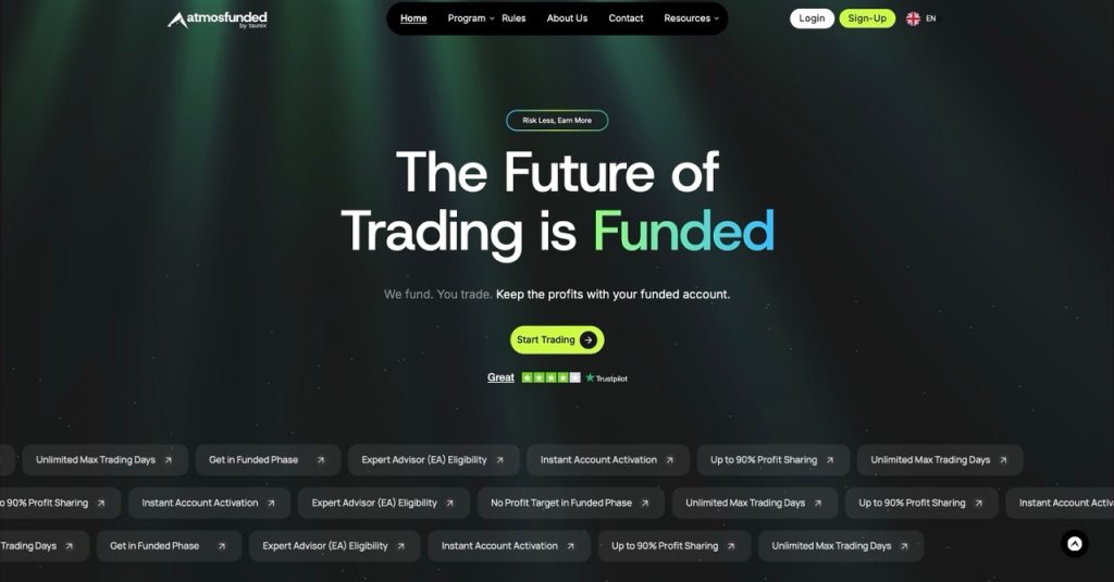 Atmos Funded - FundedNext Alternative