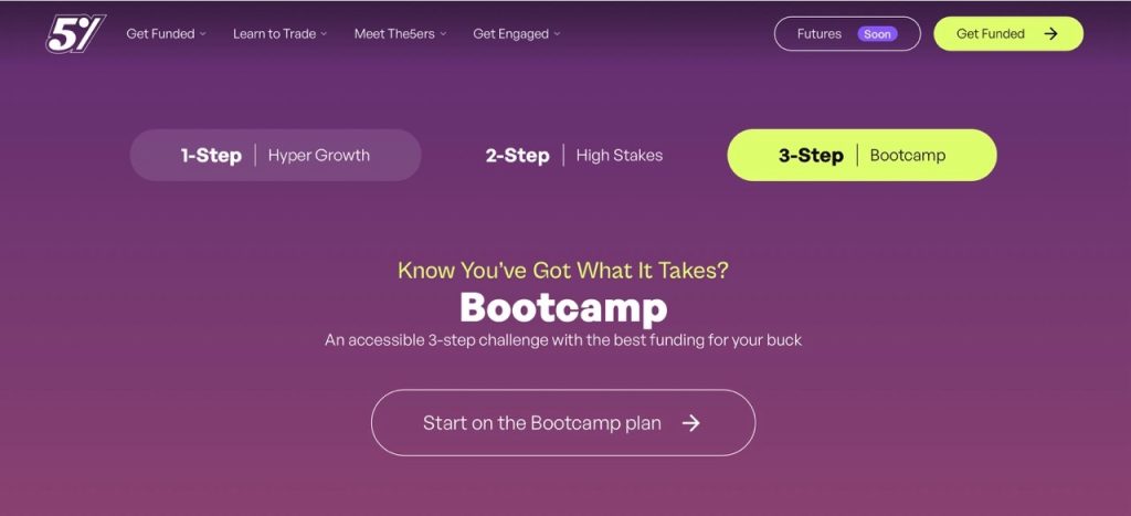 5ers Bootcamp plan