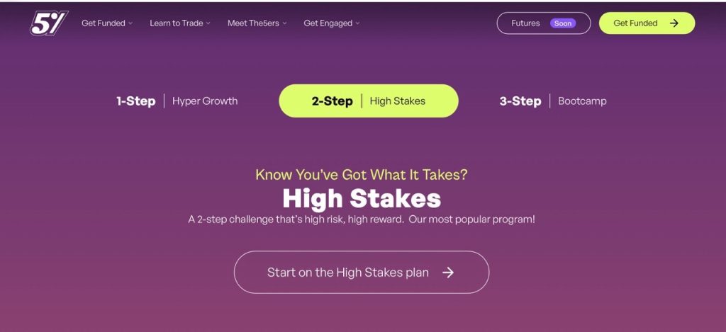5ers High Stakes plan