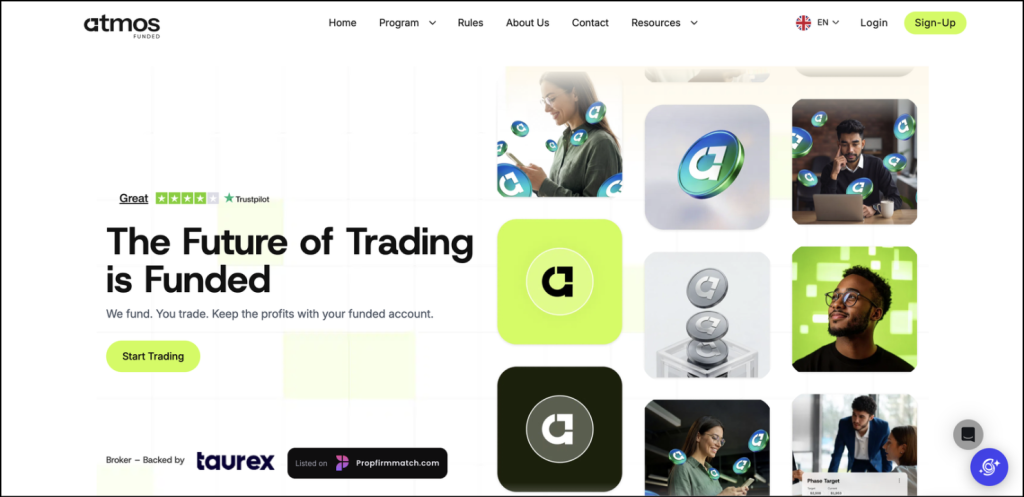 atmos funded homepage
