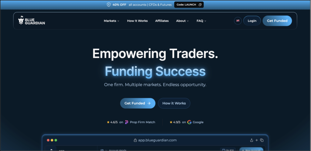 Blue Guardian homepage