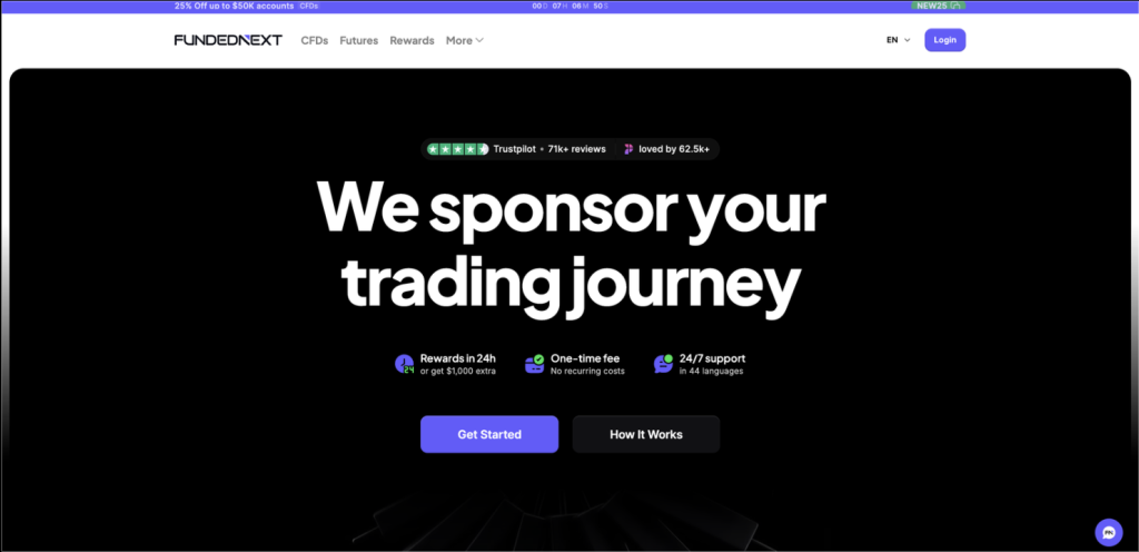 fundednext homepage