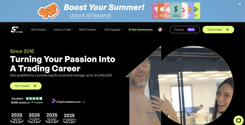 The5ers homepage